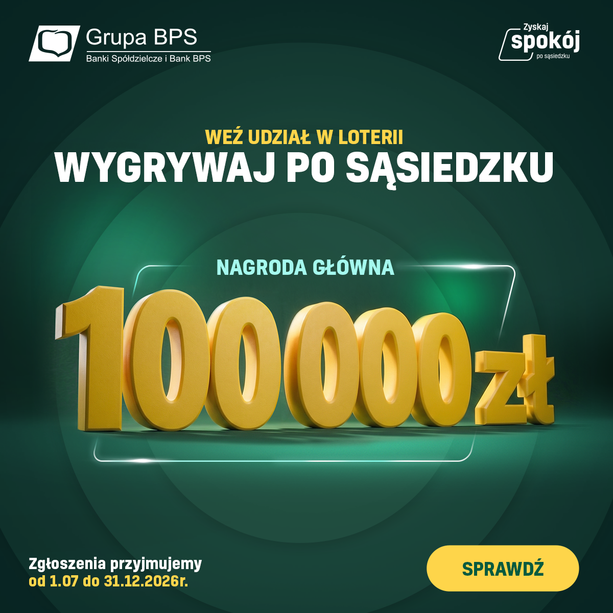 reklama loterii Bądźcie pewni swego